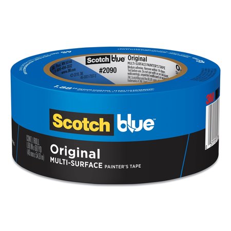Scotch Original Multi-Surface Painter's Tape, 3" Core, 2" x 60 yds, Blue 7100186415